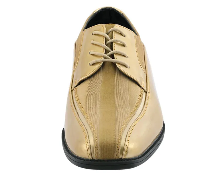179 Gold Men’s Patent Leather Derby Shoes 179Gold