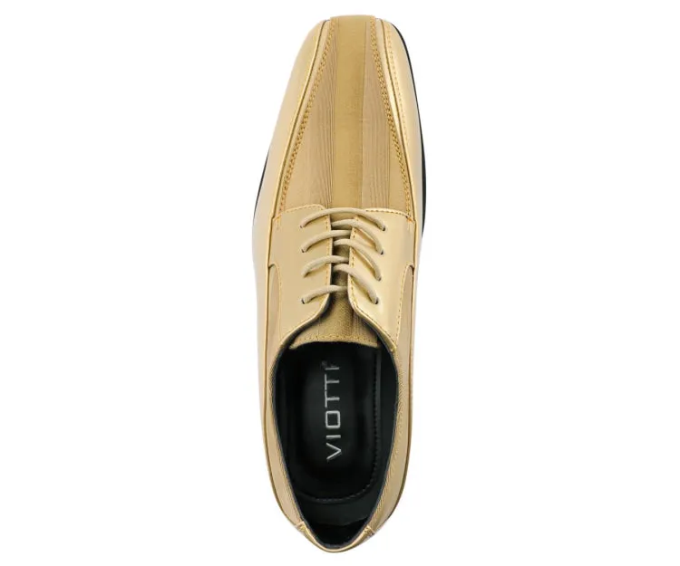 179 Gold Men’s Patent Leather Derby Shoes 179Gold