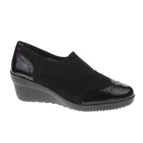 24 Hrs 22628 Black Oxford Shoes