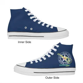 AC20U001 ROCK ON! High Top Canvas Shoes, Youth Unisex