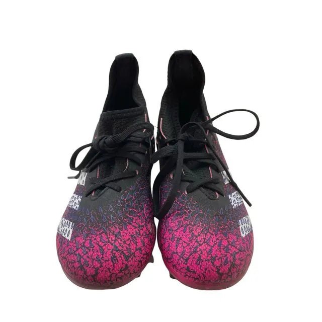 Adidas Predator Pink, Blue, Black Soccer Cleats - Size 1 Big Kid