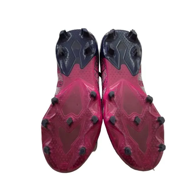 Adidas Predator Pink, Blue, Black Soccer Cleats - Size 1 Big Kid
