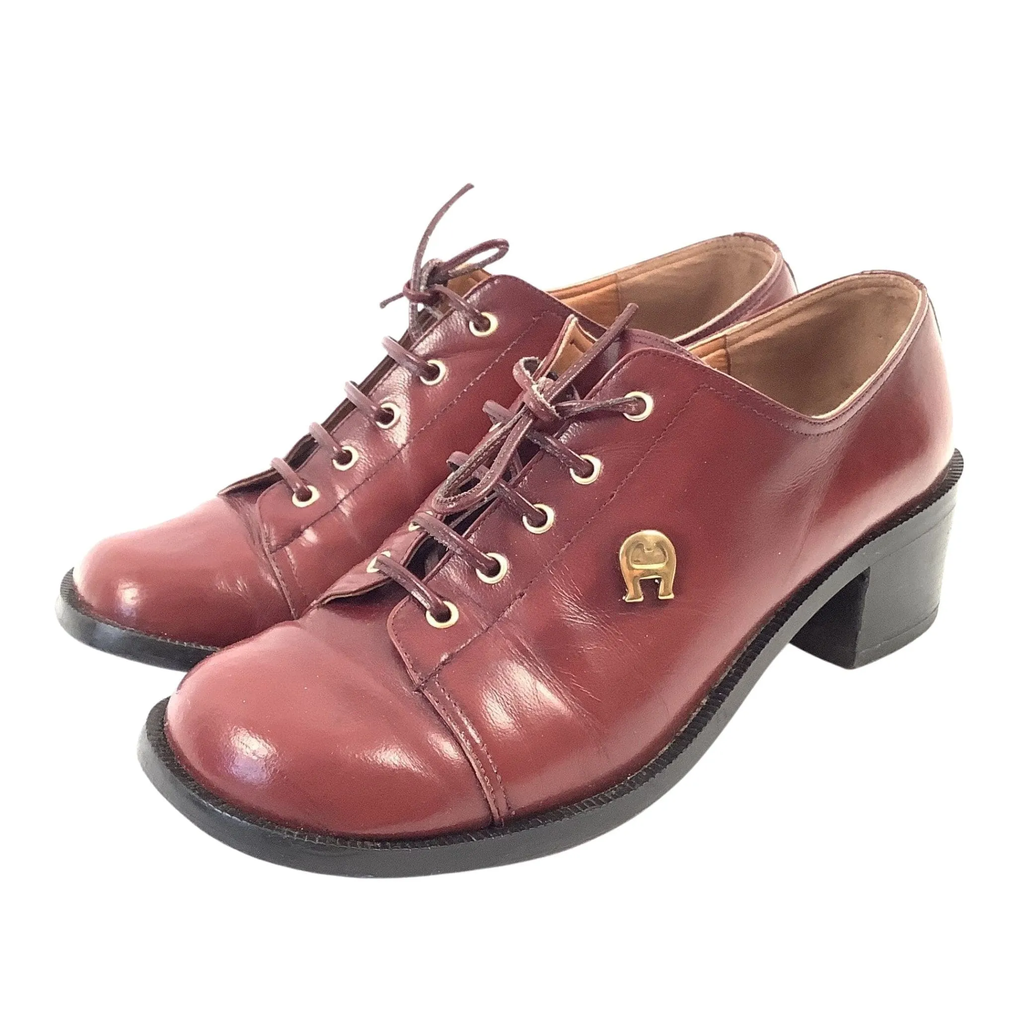 Aigner Logo Oxford Shoes