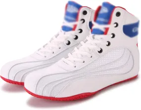 AIRFUL Boxing Shoes Men's Wrestling Shoes Boxers Trainers Martial Arts Shoes Breathable Boxing Boots Indoor Gym Sports Comprehensive Training Shoes (Color : B, Size : 8.5 Women/7 Men)