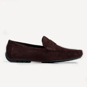 Alex Driving  Loafer - Suede Brown