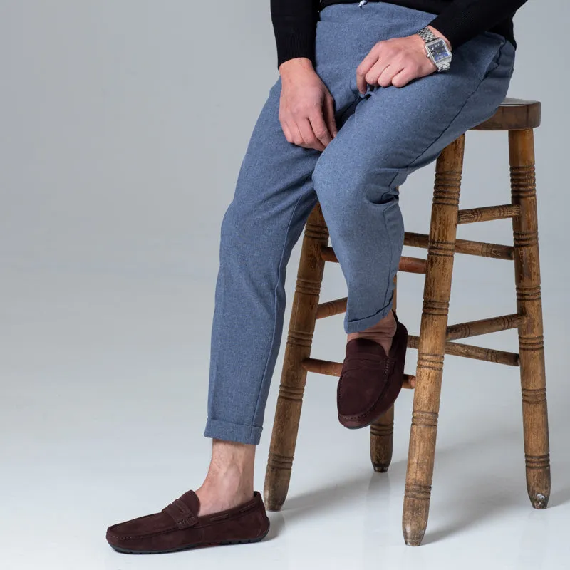 Alex Driving  Loafer - Suede Brown
