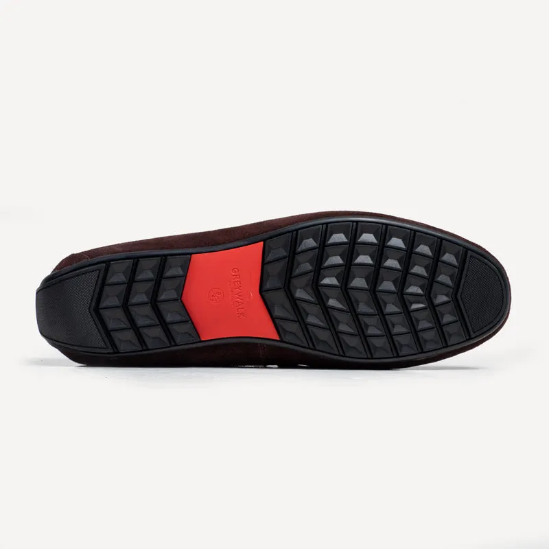 Alex Driving  Loafer - Suede Brown