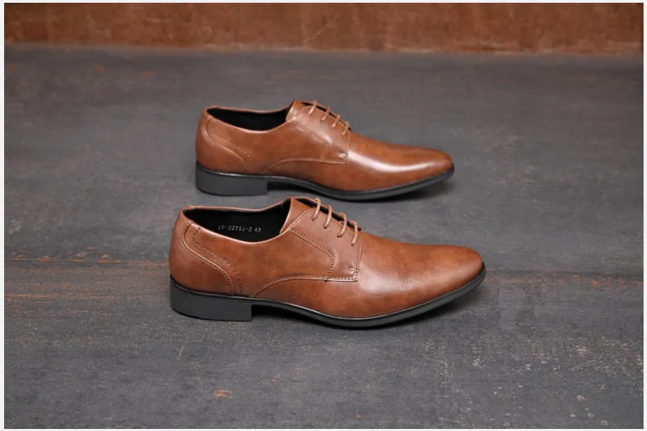 Angelo Ricci™ American Leather Business Oxford Shoes