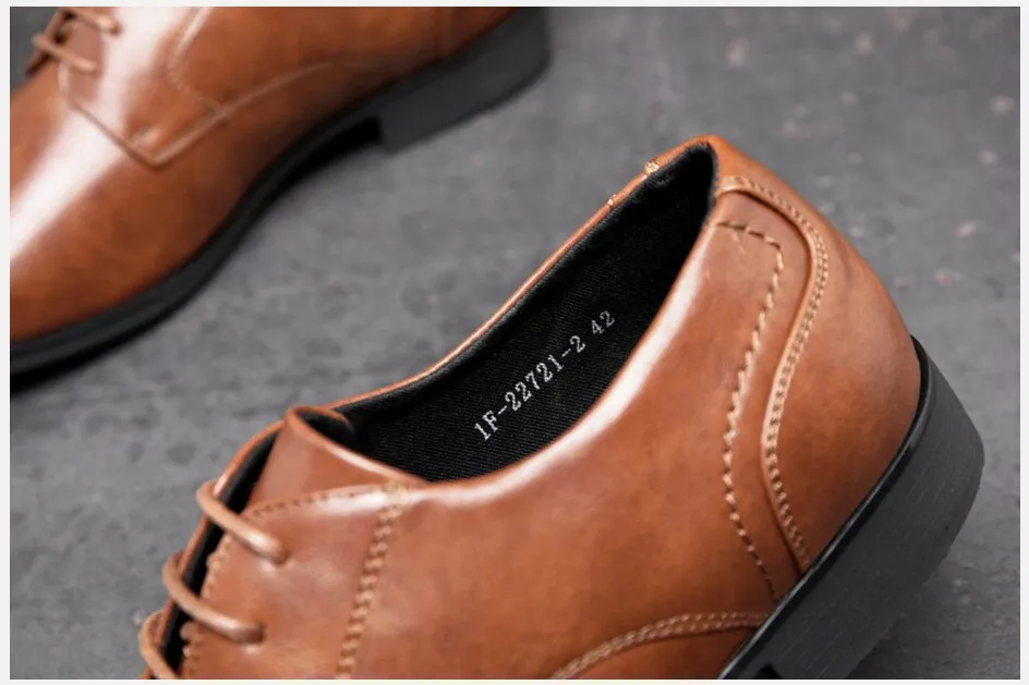 Angelo Ricci™ American Leather Business Oxford Shoes