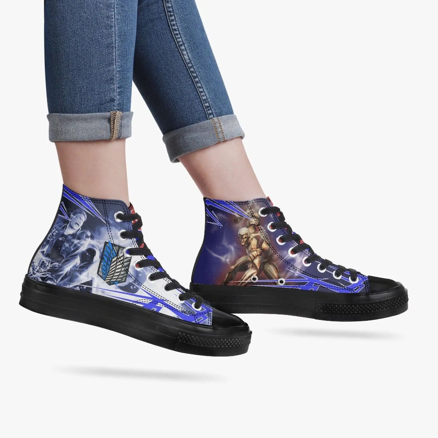 Attack On Titan Reiner Braun A-Star High Anime Shoes
