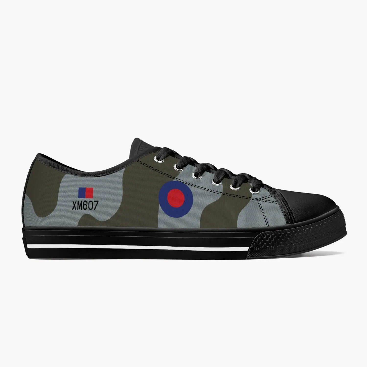 Avro Vulcan #607 Low Top Canvas Shoes