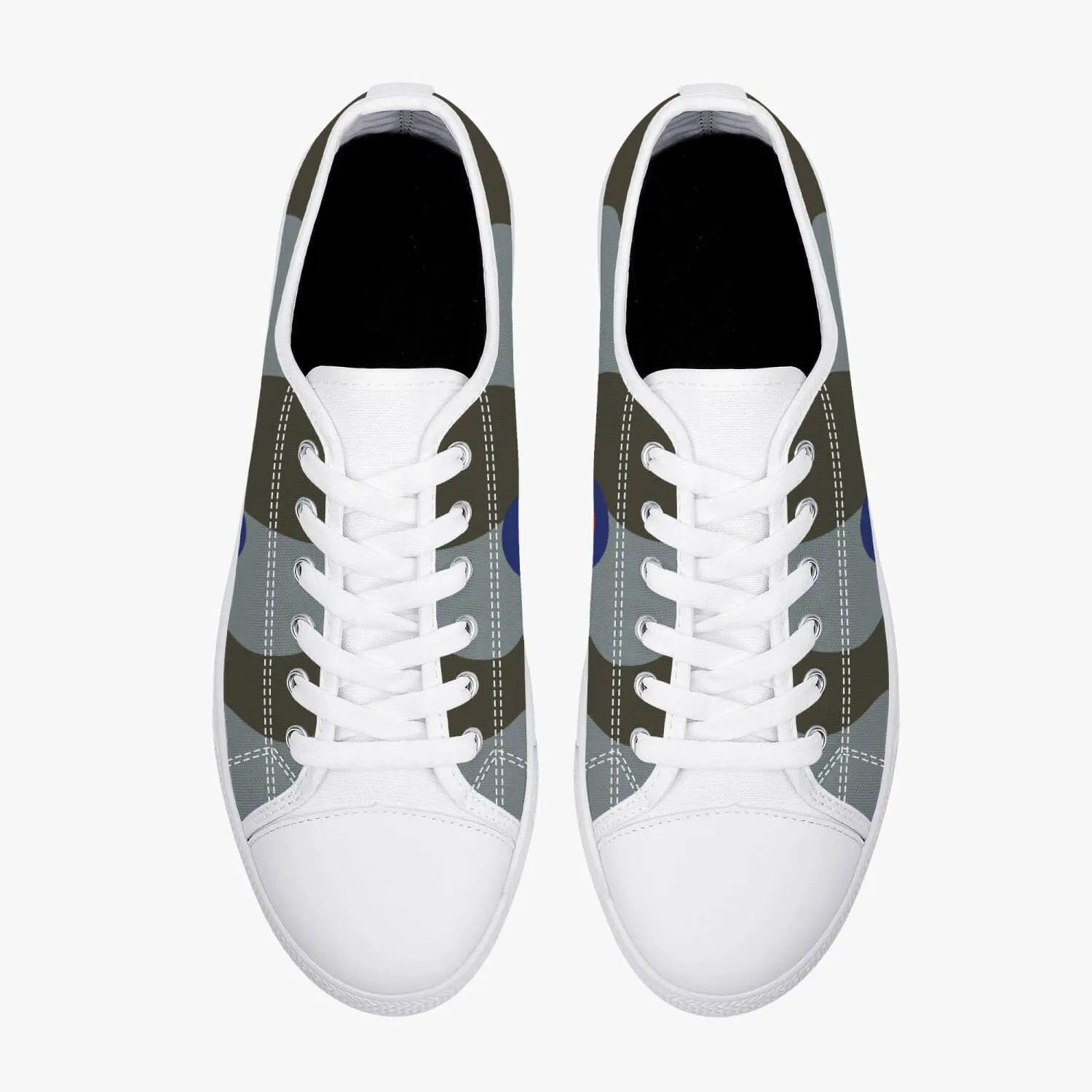 Avro Vulcan #607 Low Top Canvas Shoes
