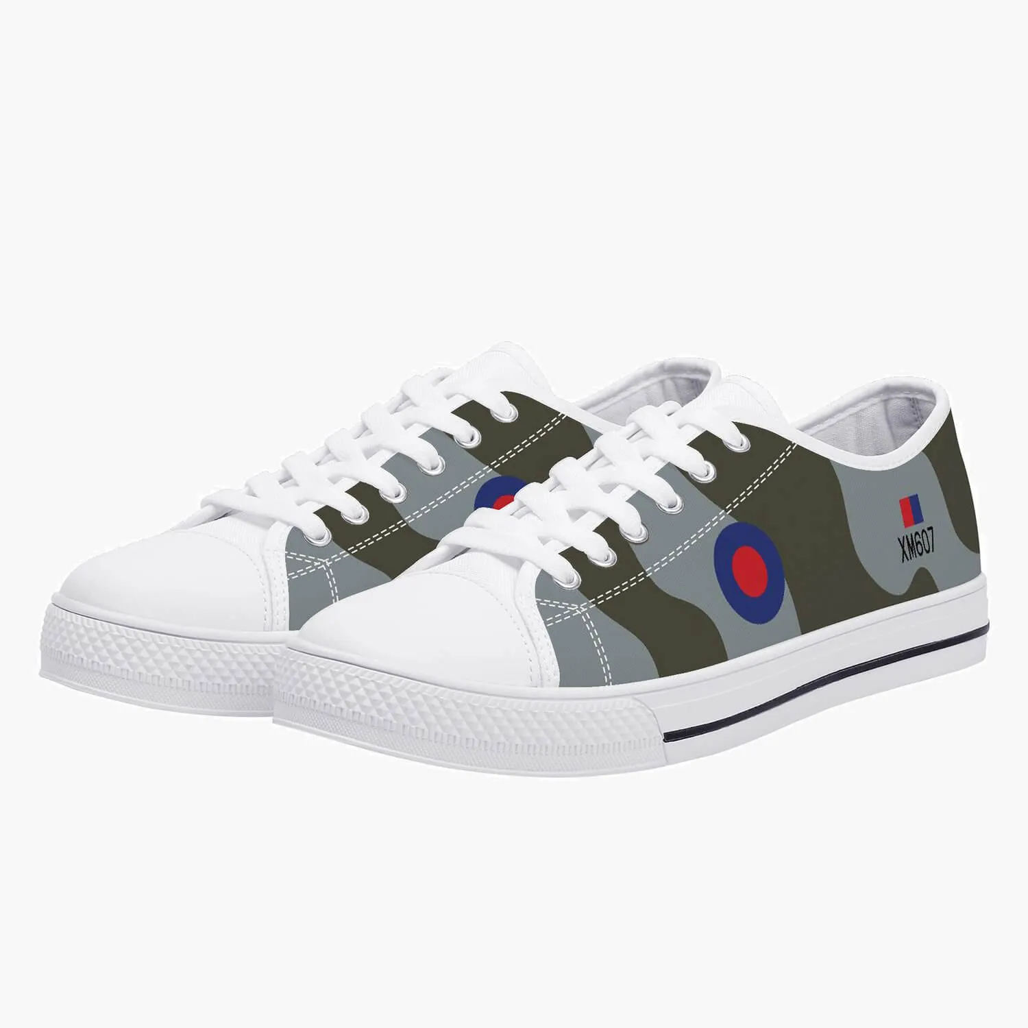 Avro Vulcan #607 Low Top Canvas Shoes