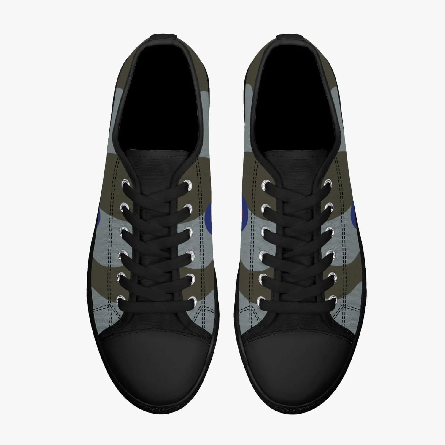 Avro Vulcan #607 Low Top Canvas Shoes