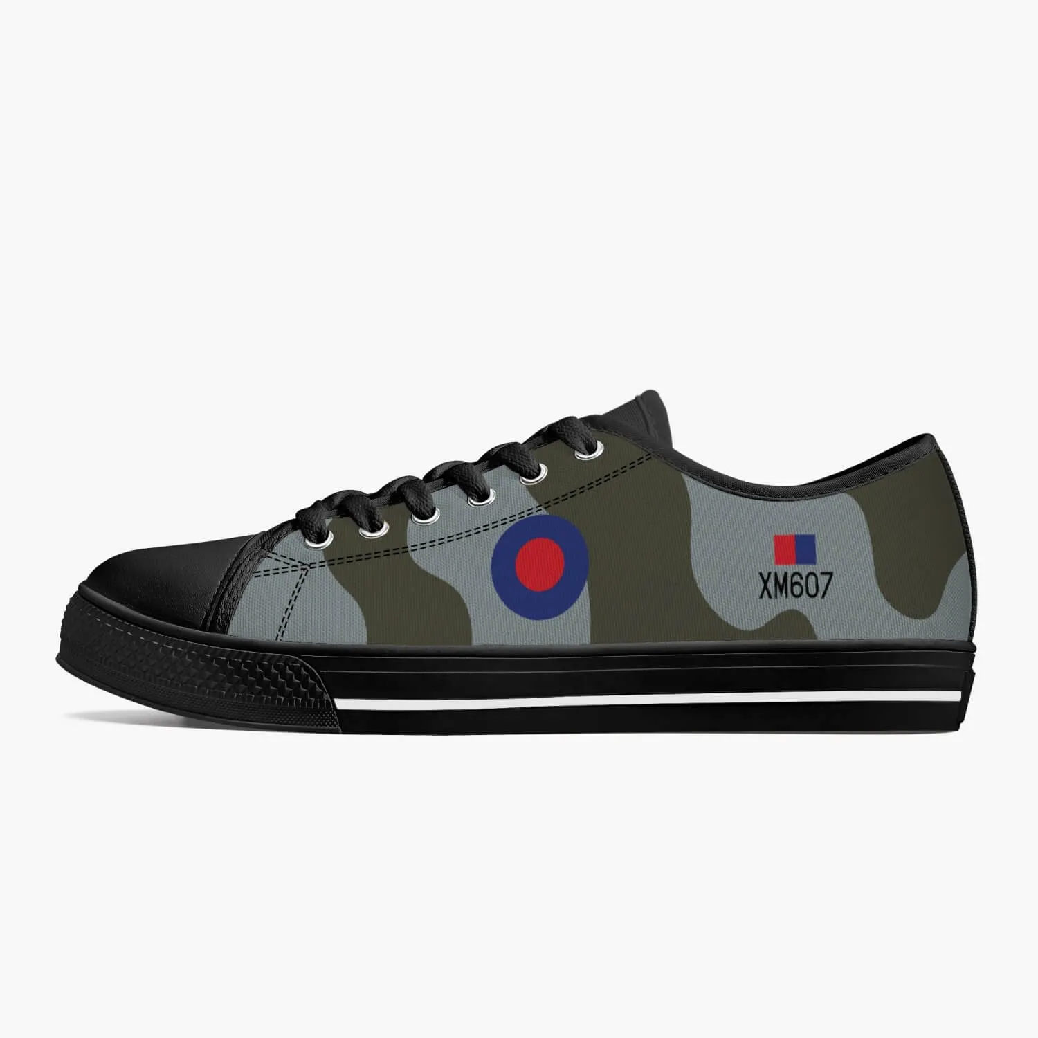 Avro Vulcan #607 Low Top Canvas Shoes