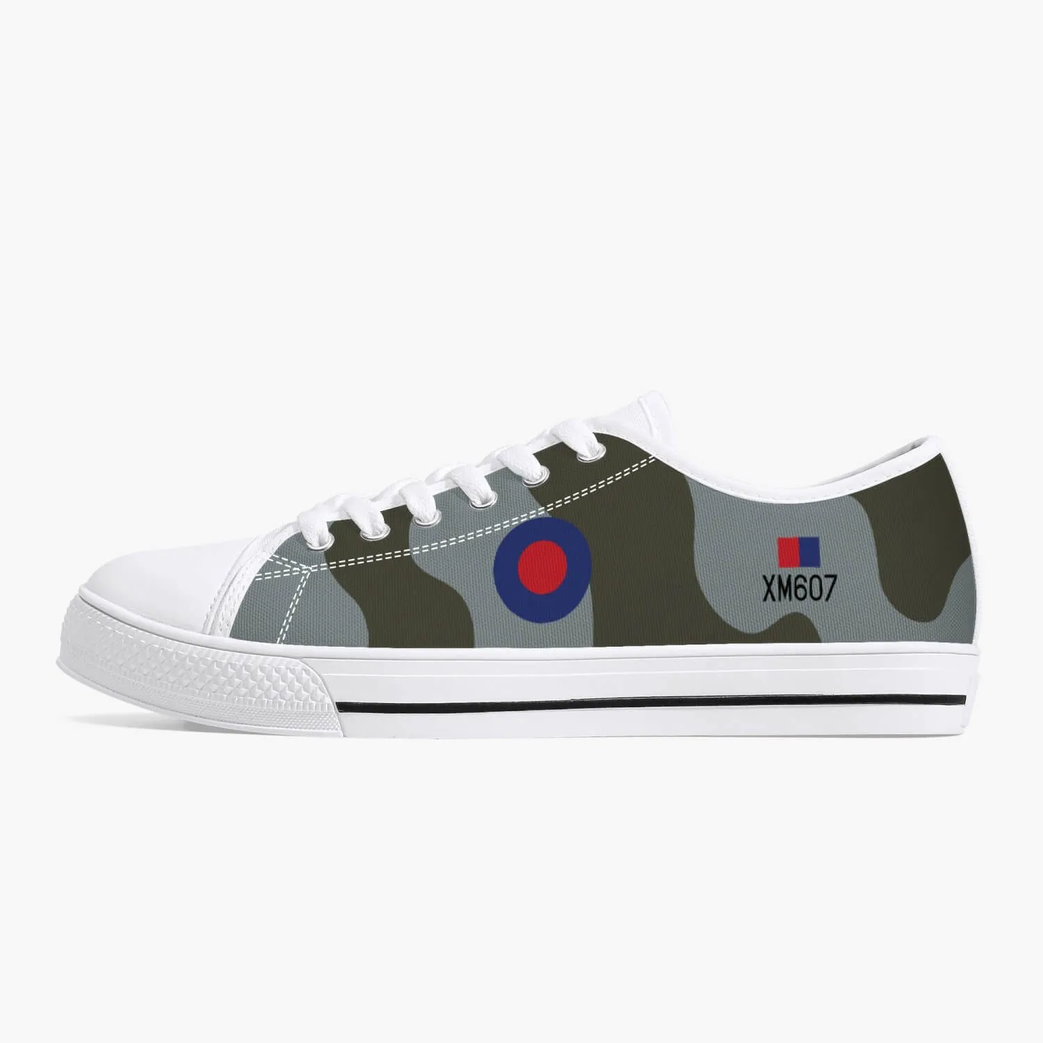 Avro Vulcan #607 Low Top Canvas Shoes