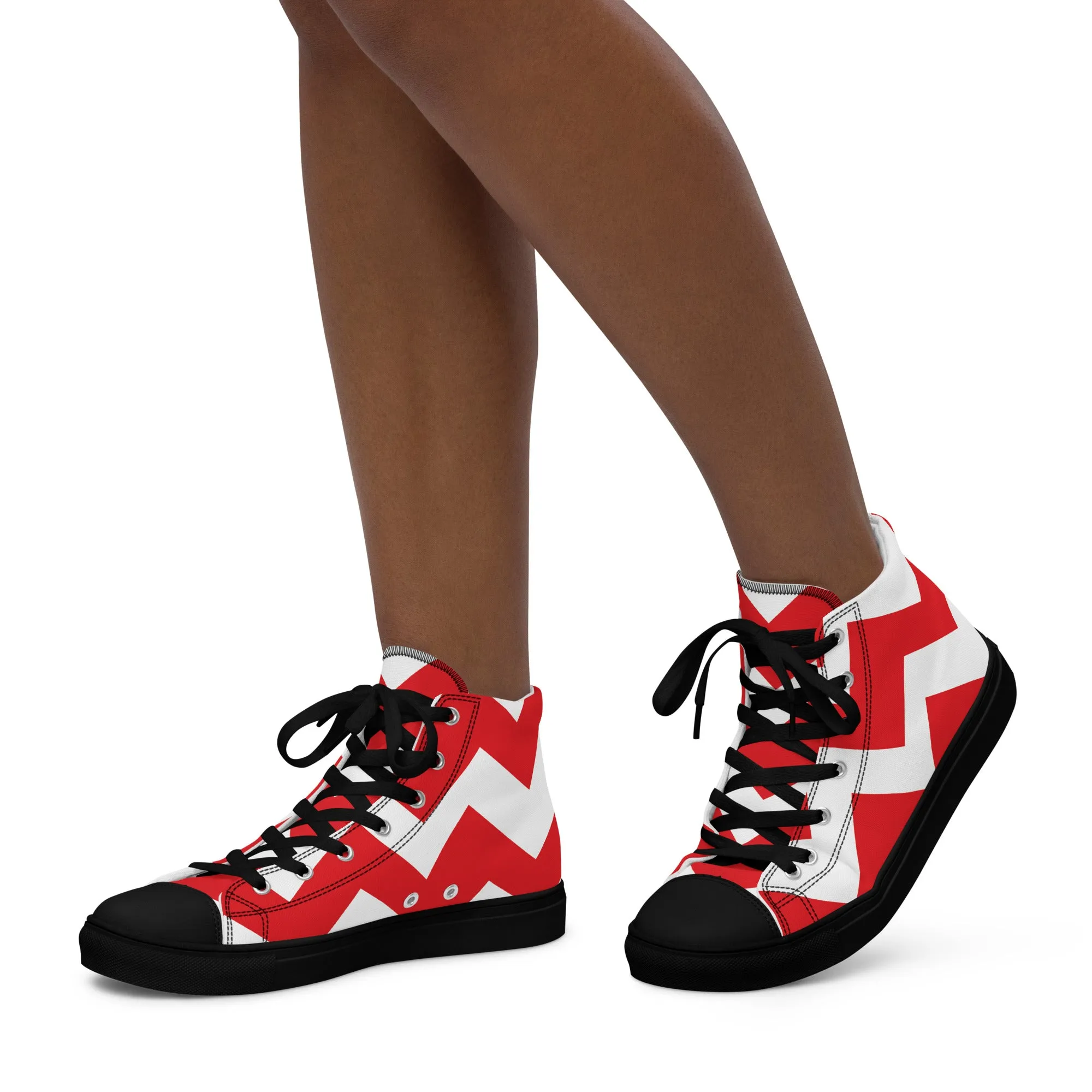 BE PATIENT Women’s High Top Canvas Shoes