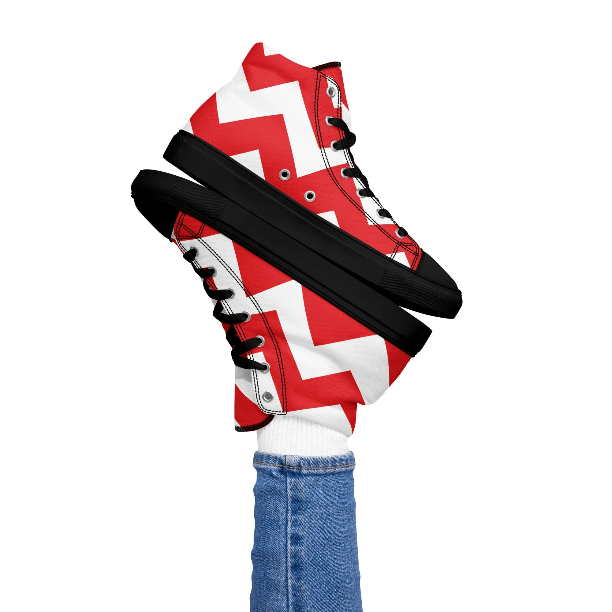 BE PATIENT Women’s High Top Canvas Shoes