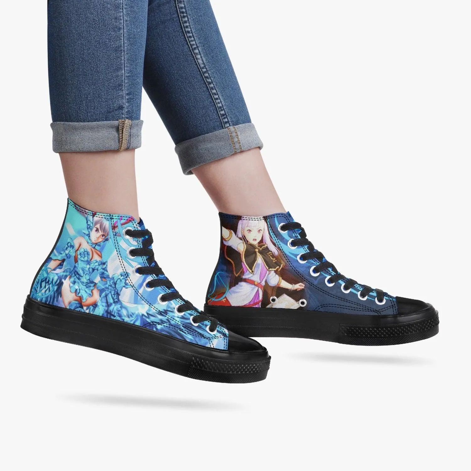 Black Clover Noelle Silva A-Star High Anime Shoes