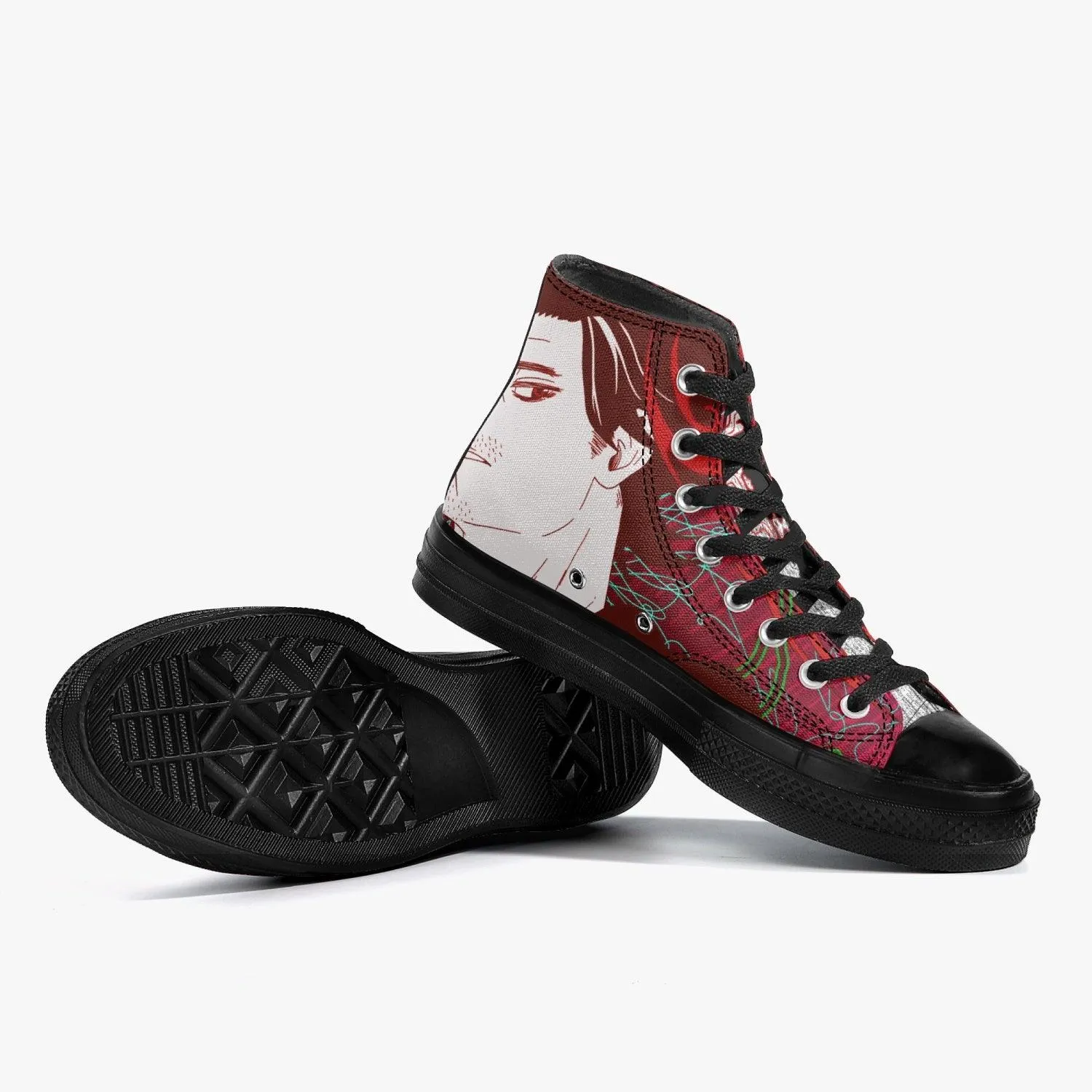 Black Clover Yami Sukehiro A-Star High Anime Shoes