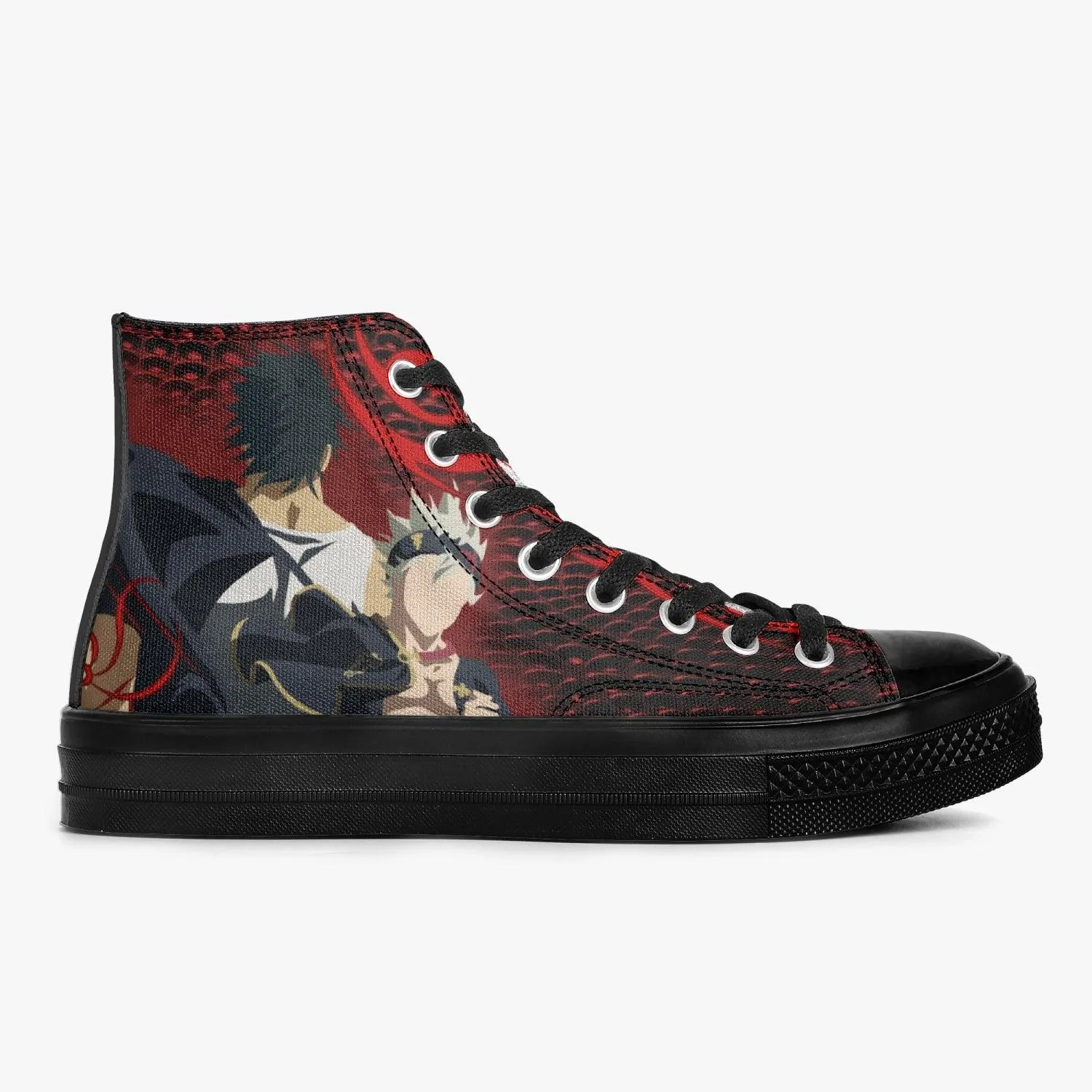 Black Clover Yami Sukehiro A-Star High Anime Shoes