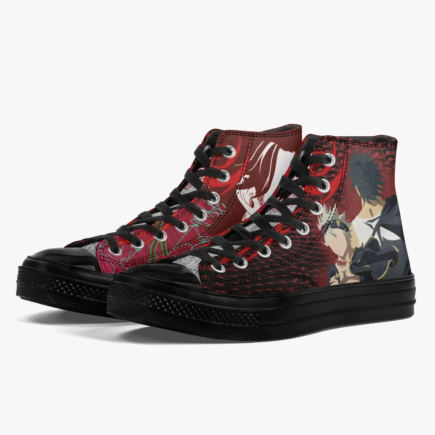 Black Clover Yami Sukehiro A-Star High Anime Shoes
