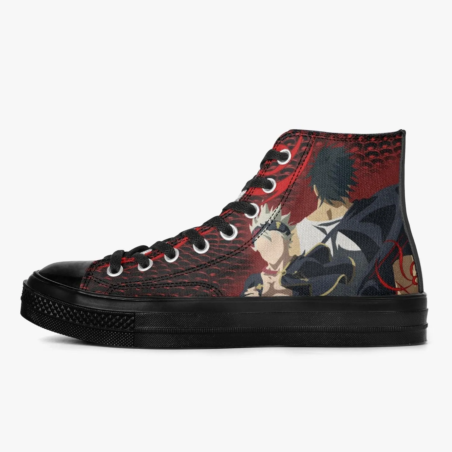 Black Clover Yami Sukehiro A-Star High Anime Shoes