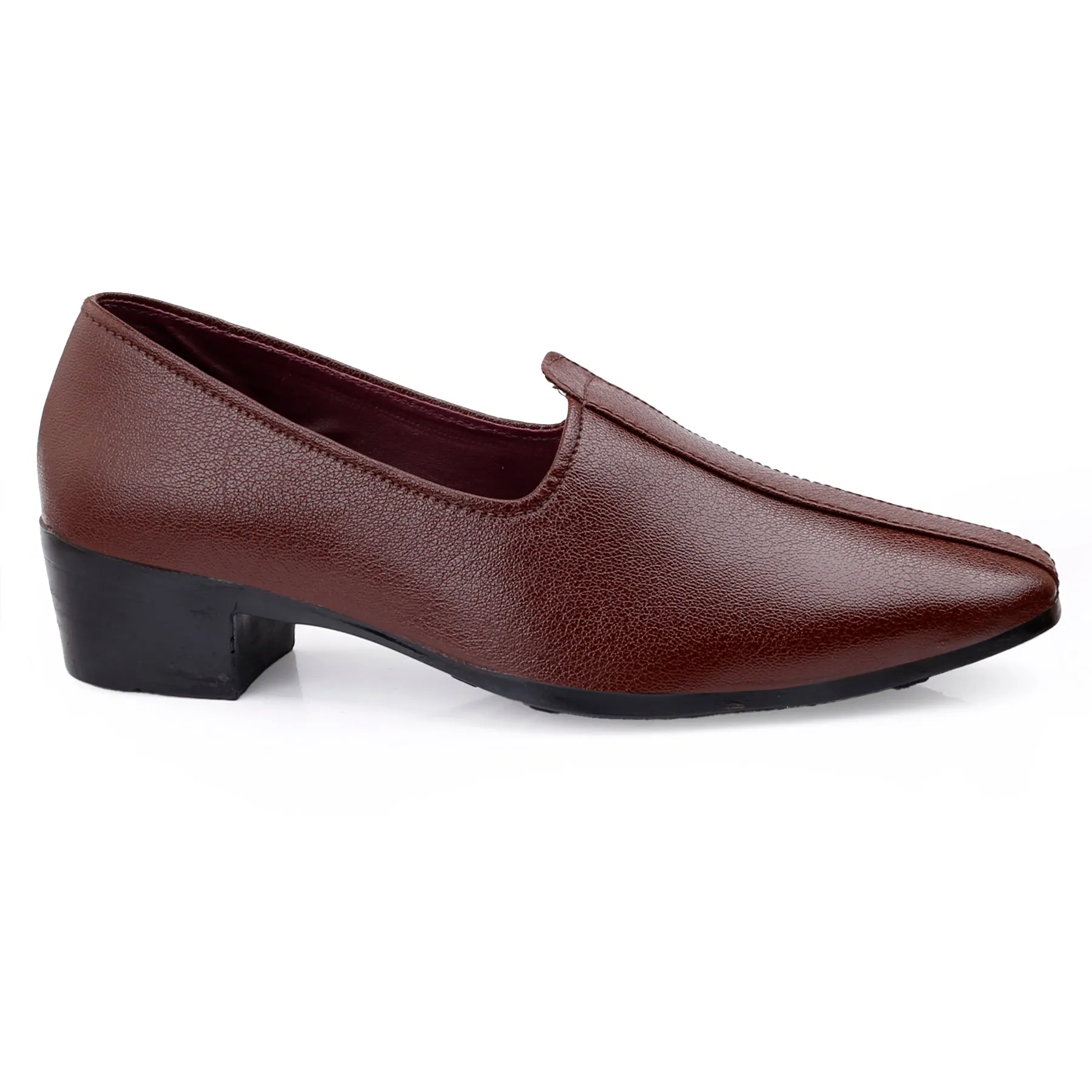 BXXY 2 Inch Height Increasing Men's Traditional Casual Punjabi Jutti