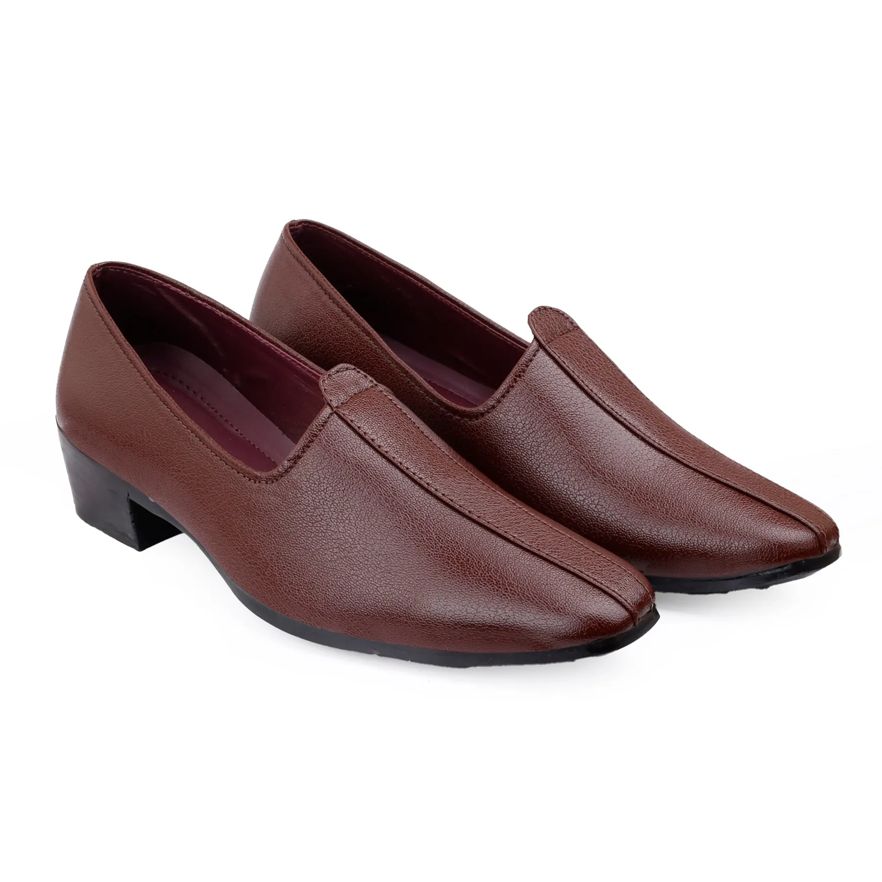BXXY 2 Inch Height Increasing Men's Traditional Casual Punjabi Jutti