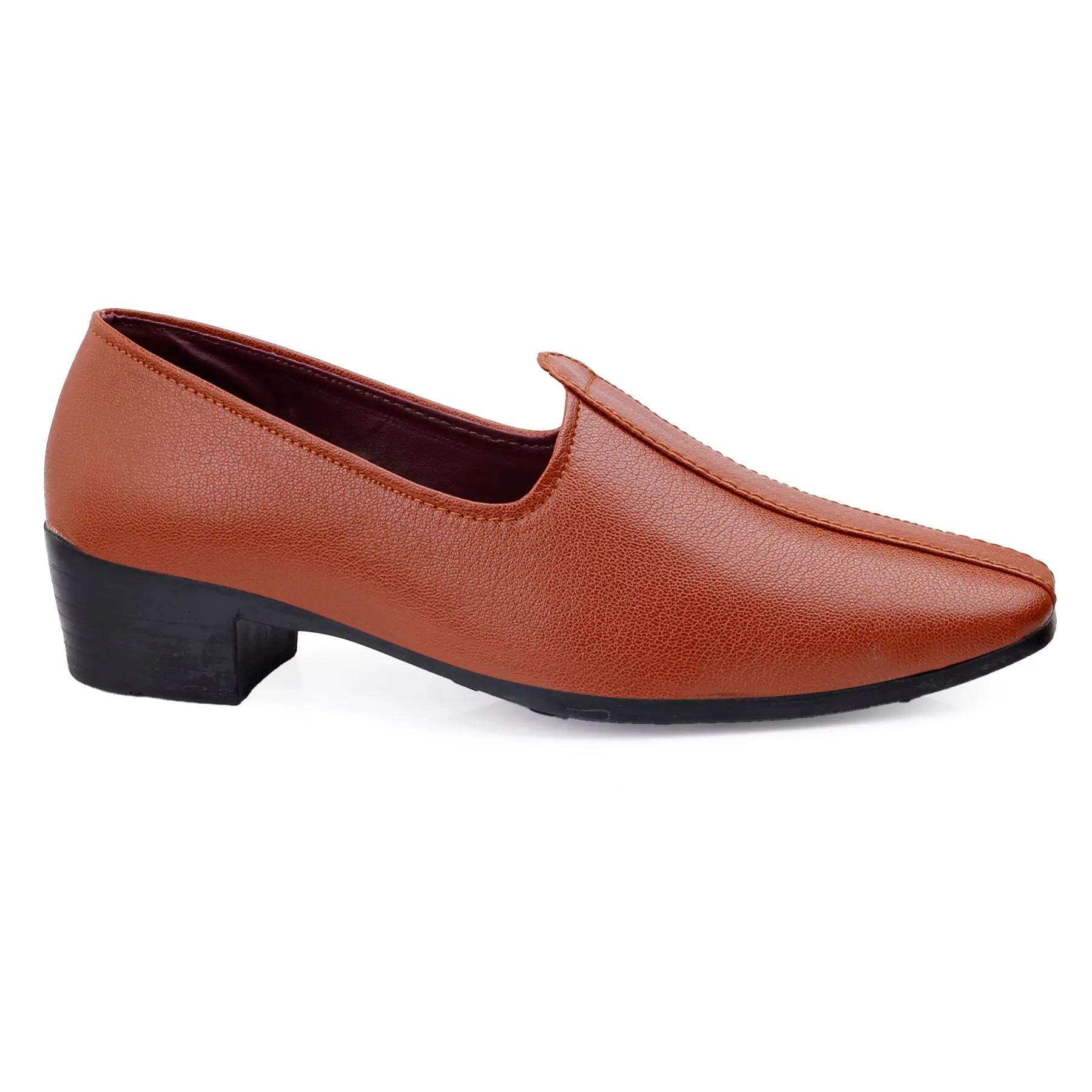 BXXY 2 Inch Height Increasing Men's Traditional Casual Punjabi Jutti