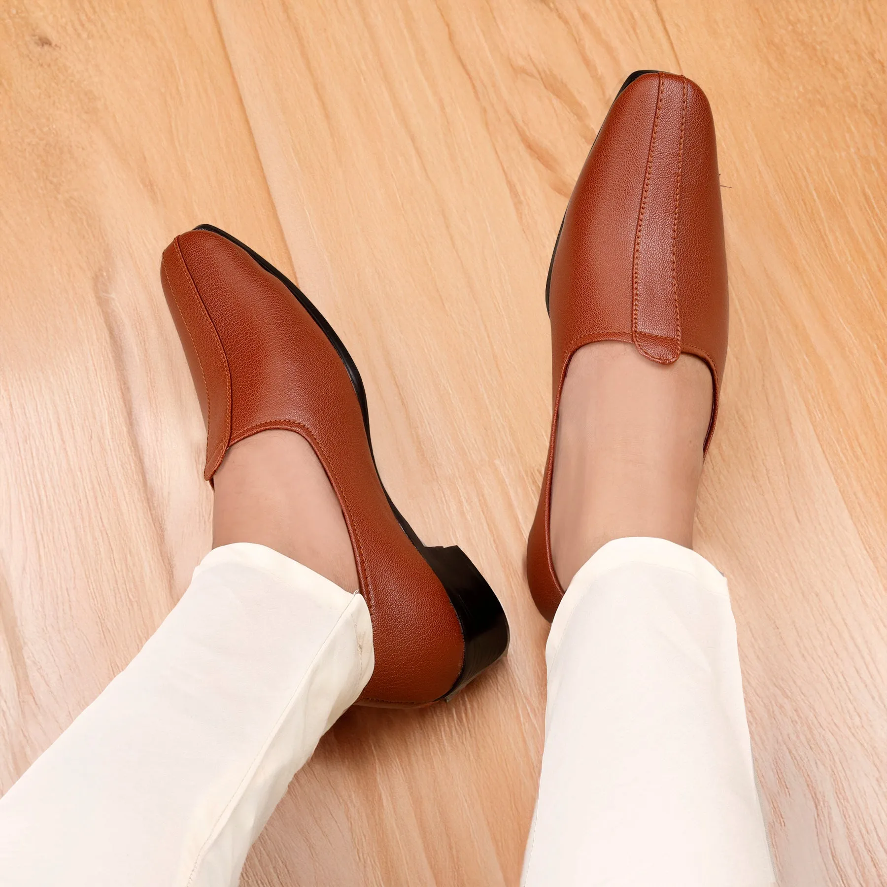 BXXY 2 Inch Height Increasing Men's Traditional Casual Punjabi Jutti
