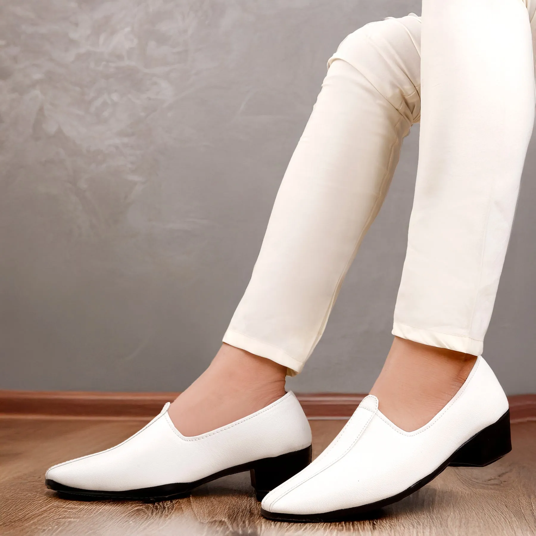 BXXY 2 Inch Height Increasing Men's Traditional Casual Punjabi Jutti