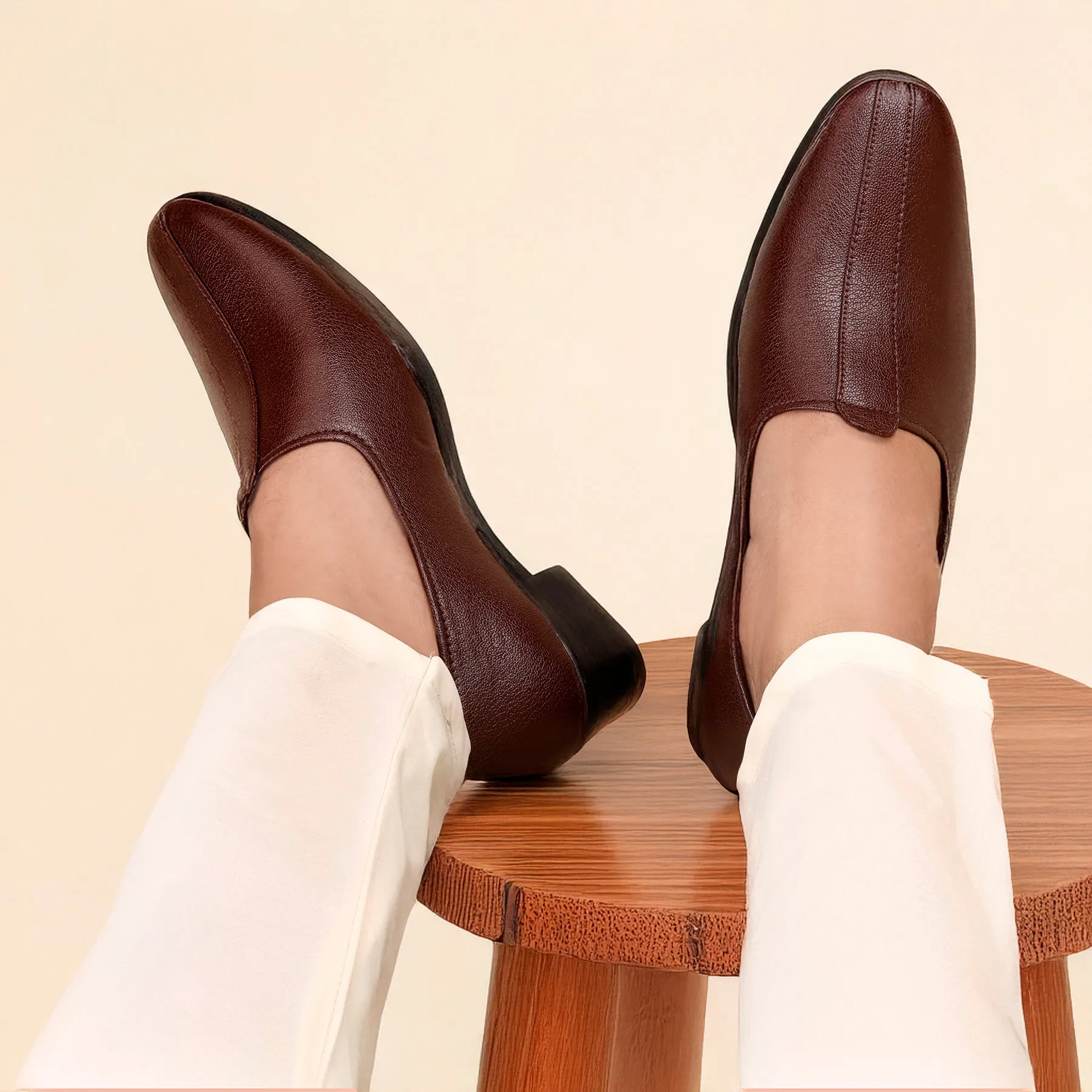 BXXY 2 Inch Height Increasing Men's Traditional Casual Punjabi Jutti