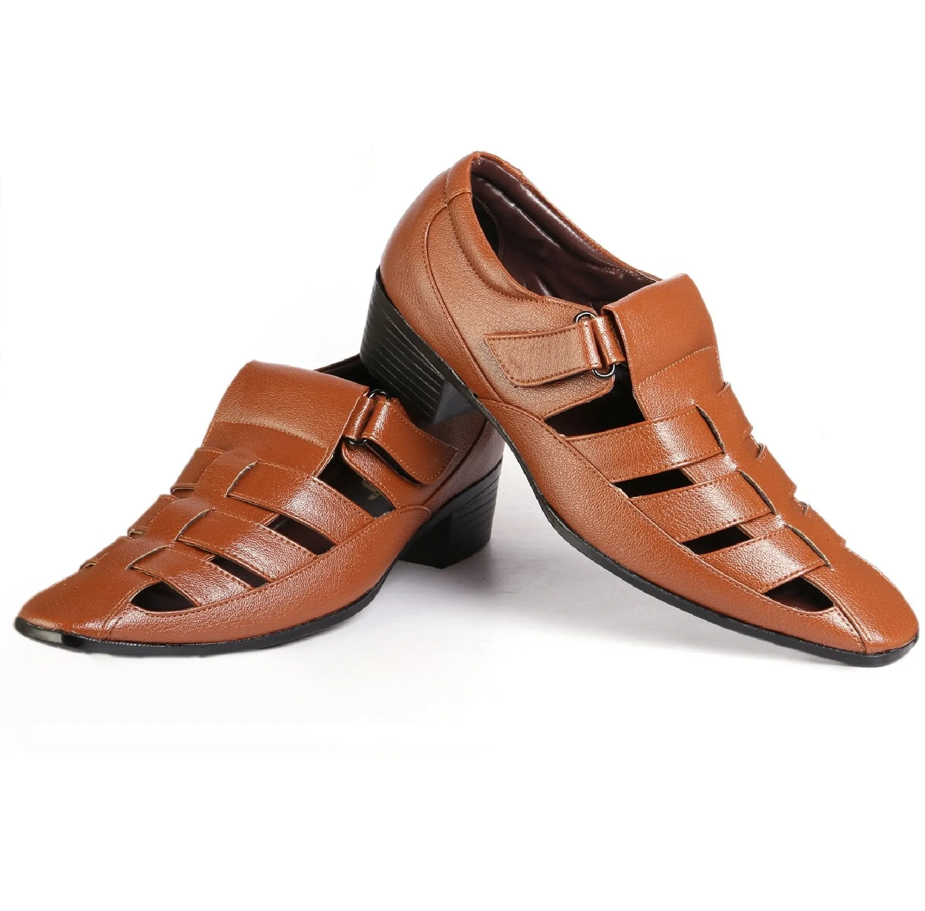 Bxxy Men's Height Increasing Formal Roman Sandals
