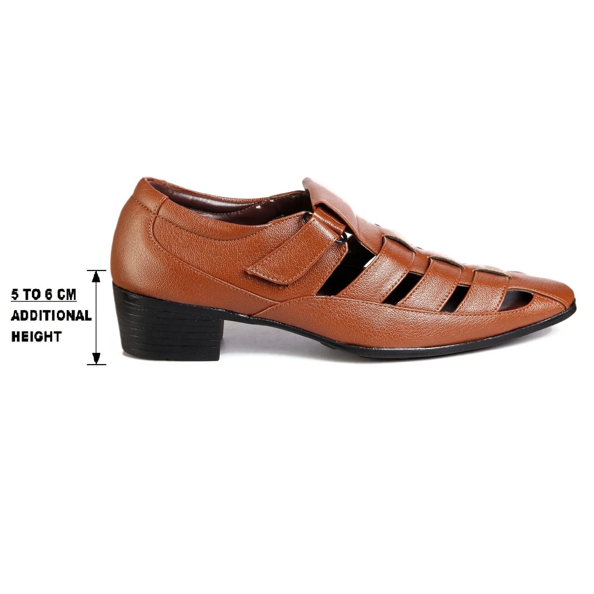 Bxxy Men's Height Increasing Formal Roman Sandals