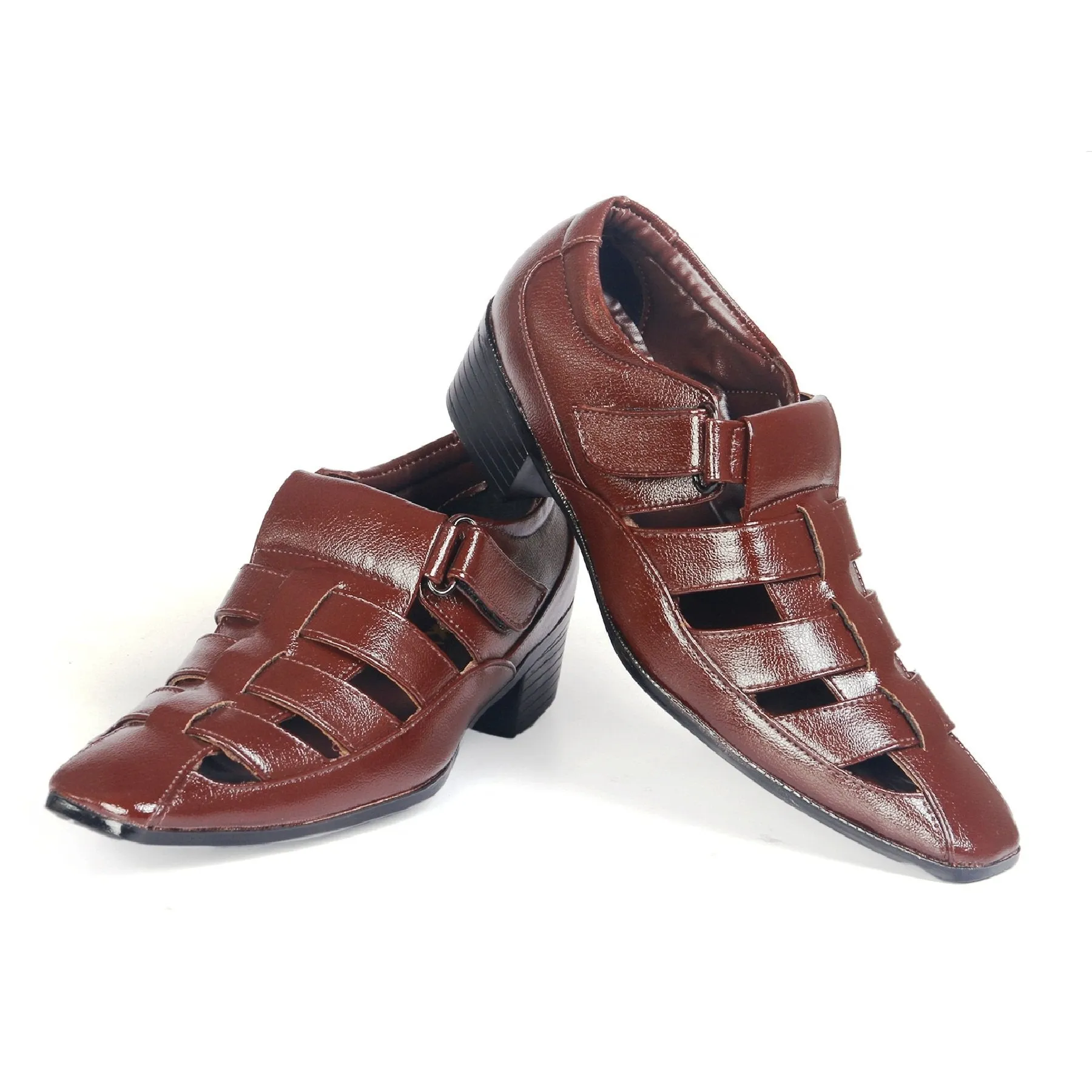 Bxxy Men's Height Increasing Formal Roman Sandals