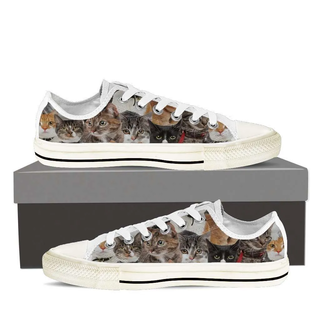 Cats Women's Classic Canvas Tennis Shoes