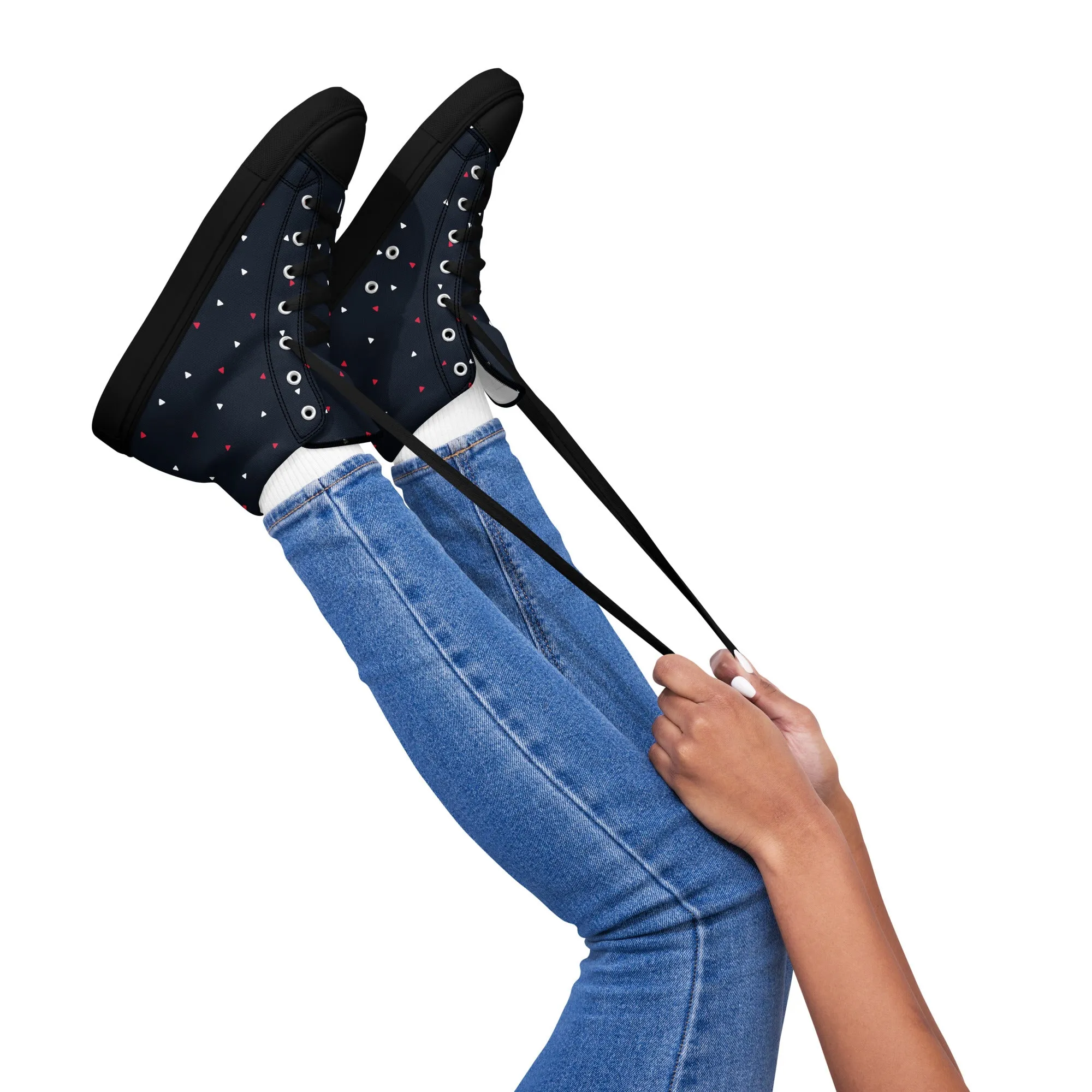 CELEBRATE GOOD TIMES Women’s High Top Canvas Shoes