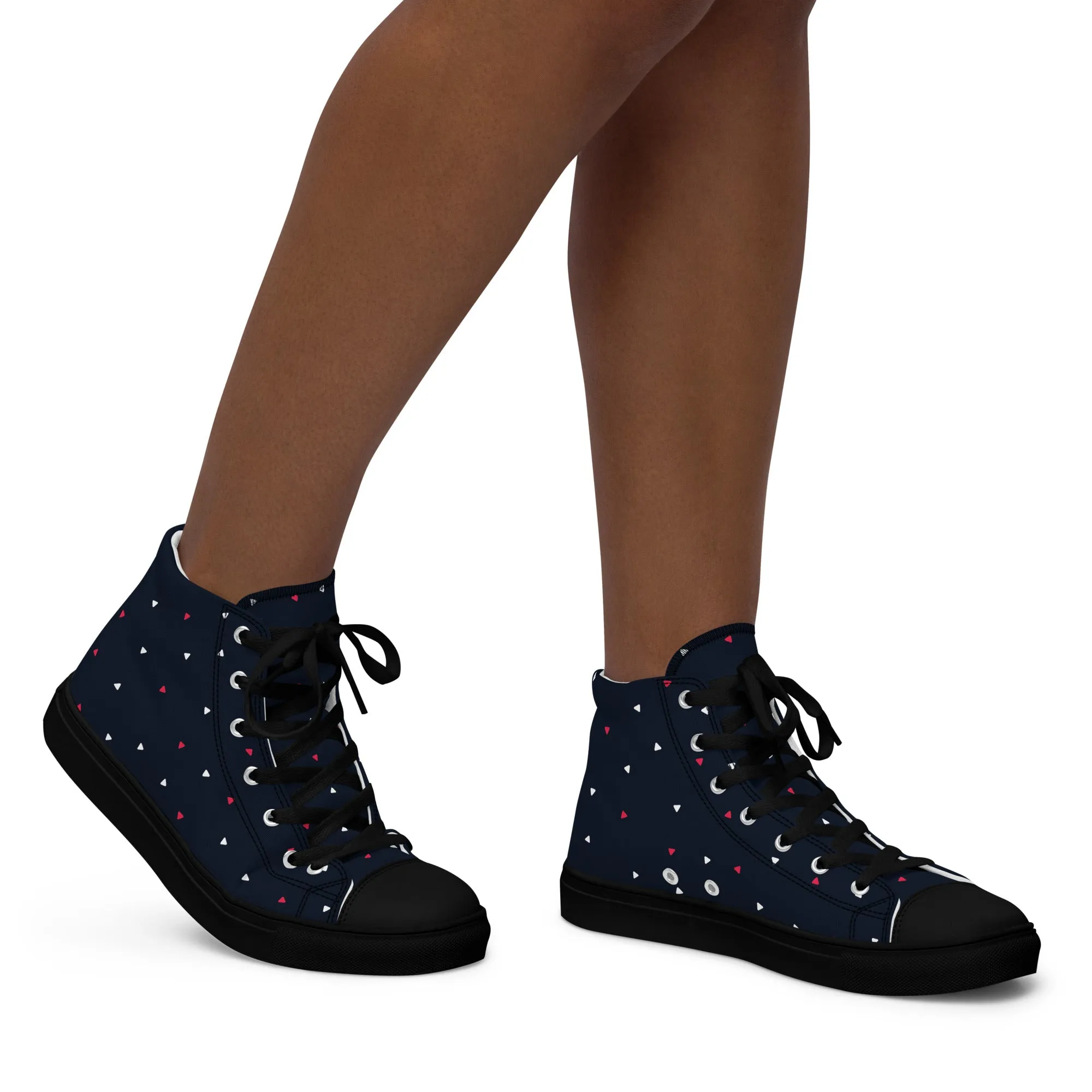 CELEBRATE GOOD TIMES Women’s High Top Canvas Shoes