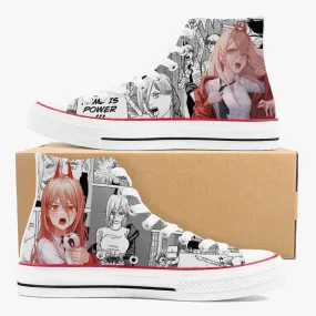 Chainsaw Man Power A-Star High Anime Shoes