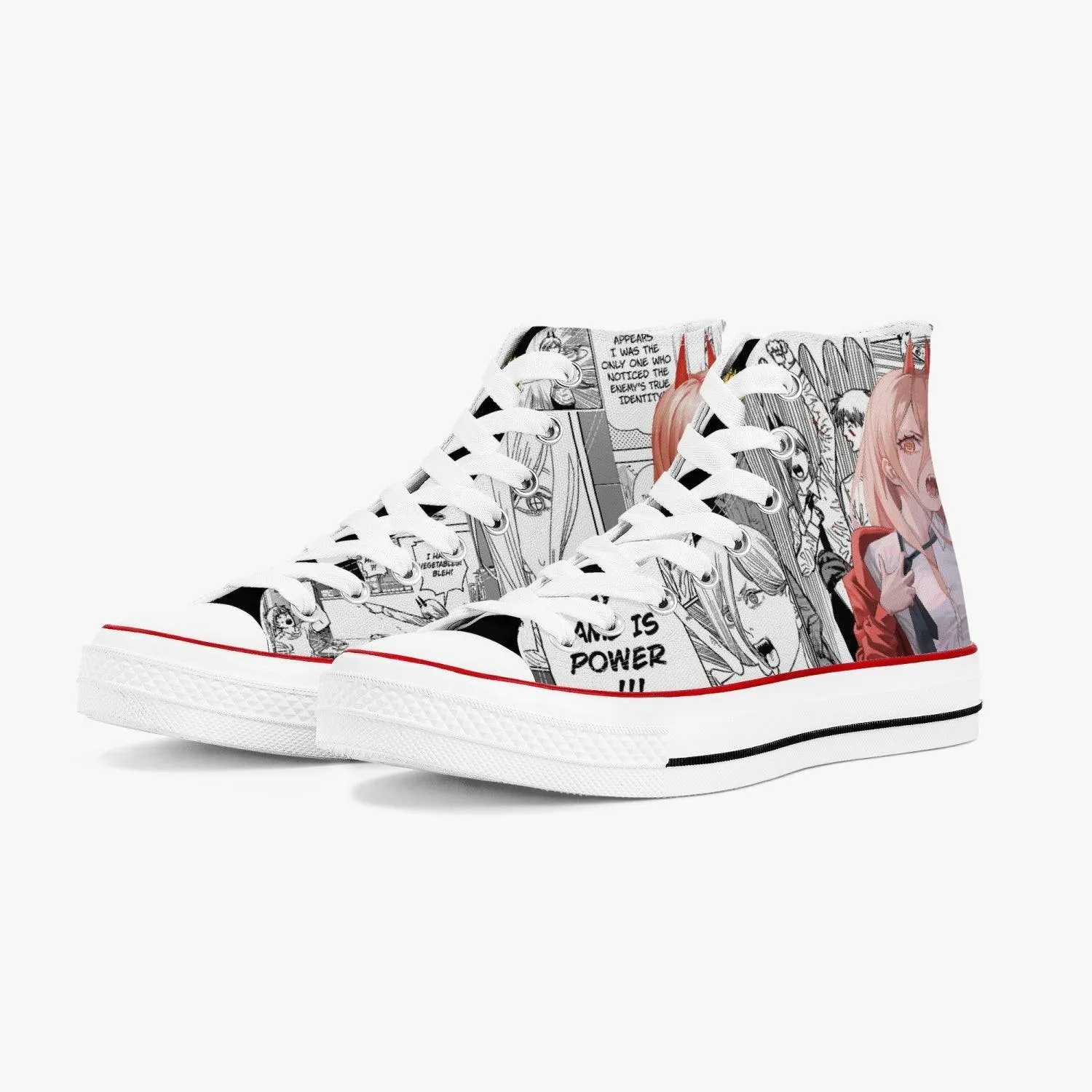 Chainsaw Man Power A-Star High Anime Shoes