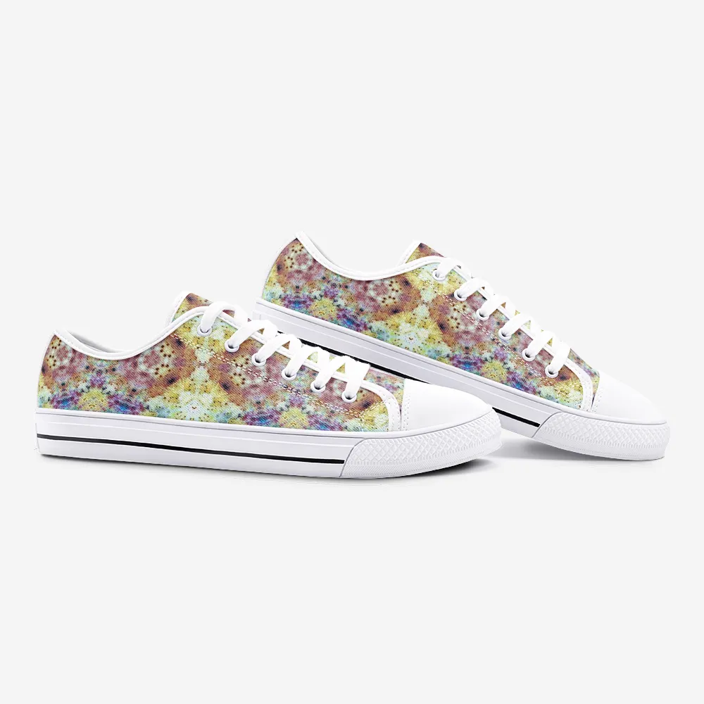 Conscious Psychedelic Canvas Low-Tops