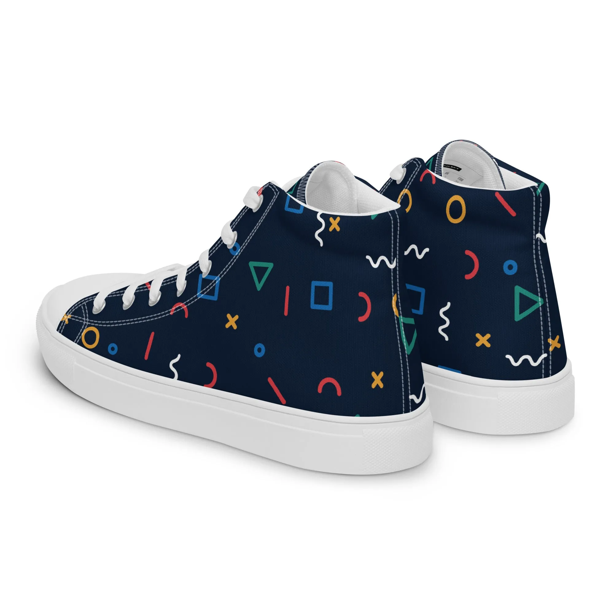 COSMIC Men’s High Top Canvas Shoes