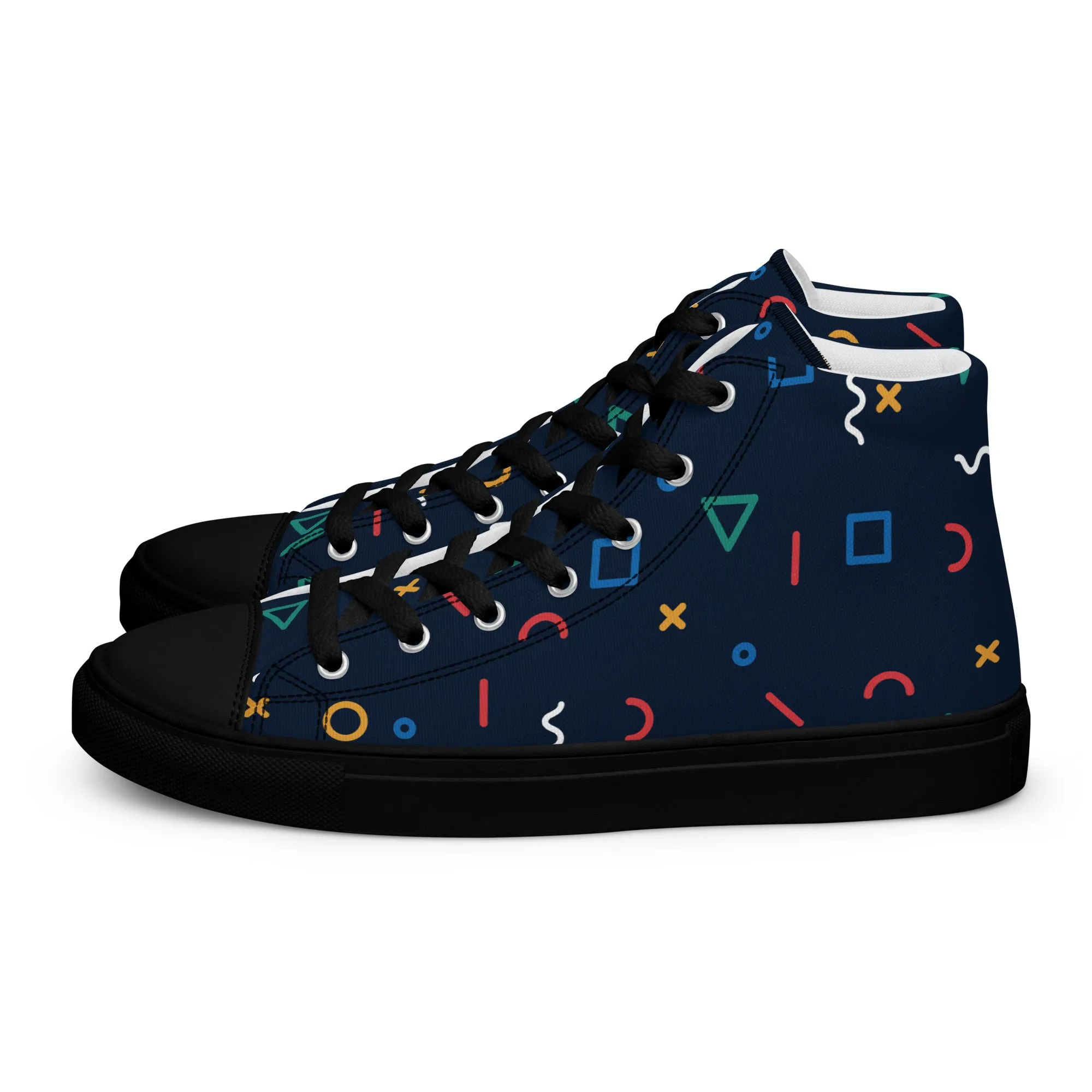 COSMIC Men’s High Top Canvas Shoes
