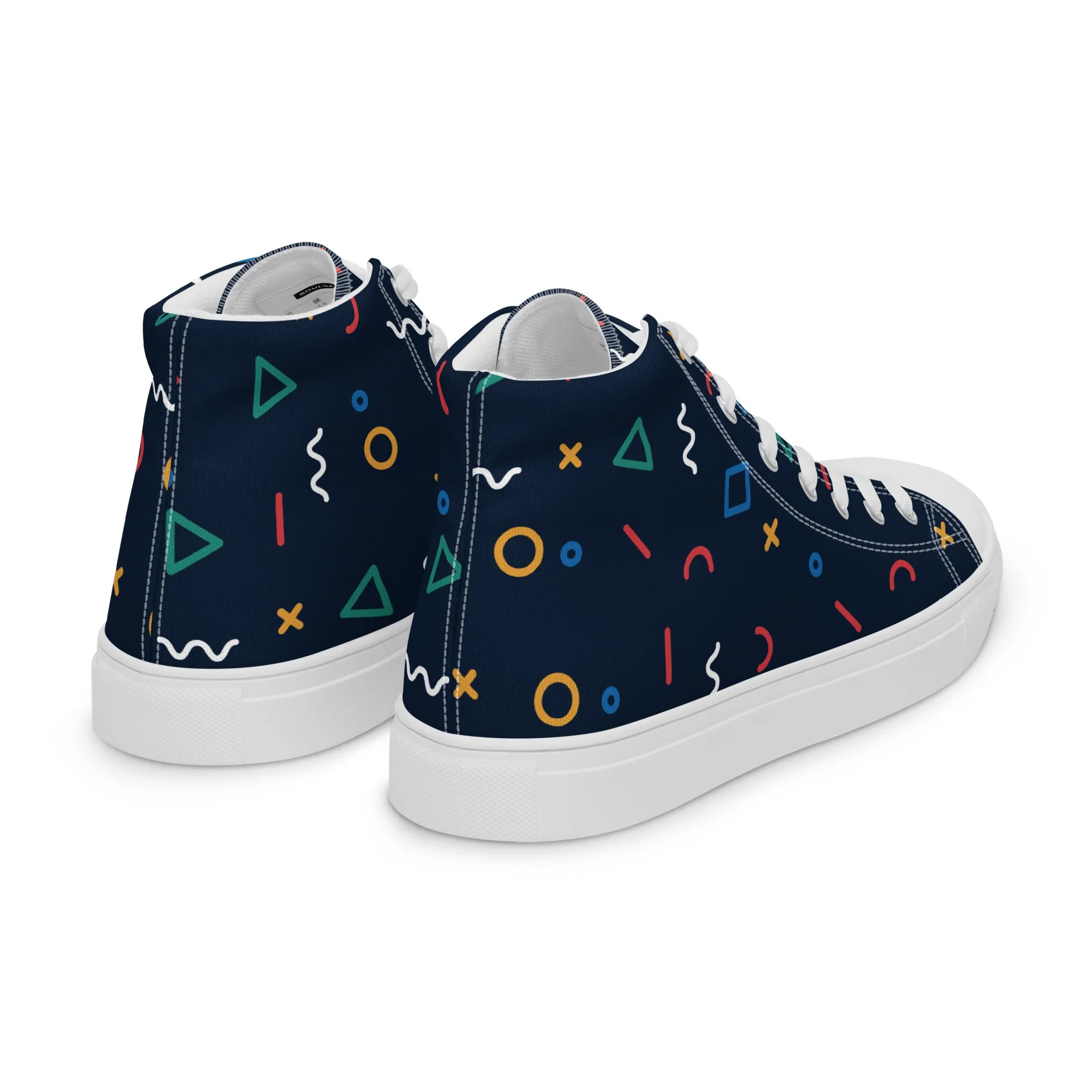 COSMIC Men’s High Top Canvas Shoes