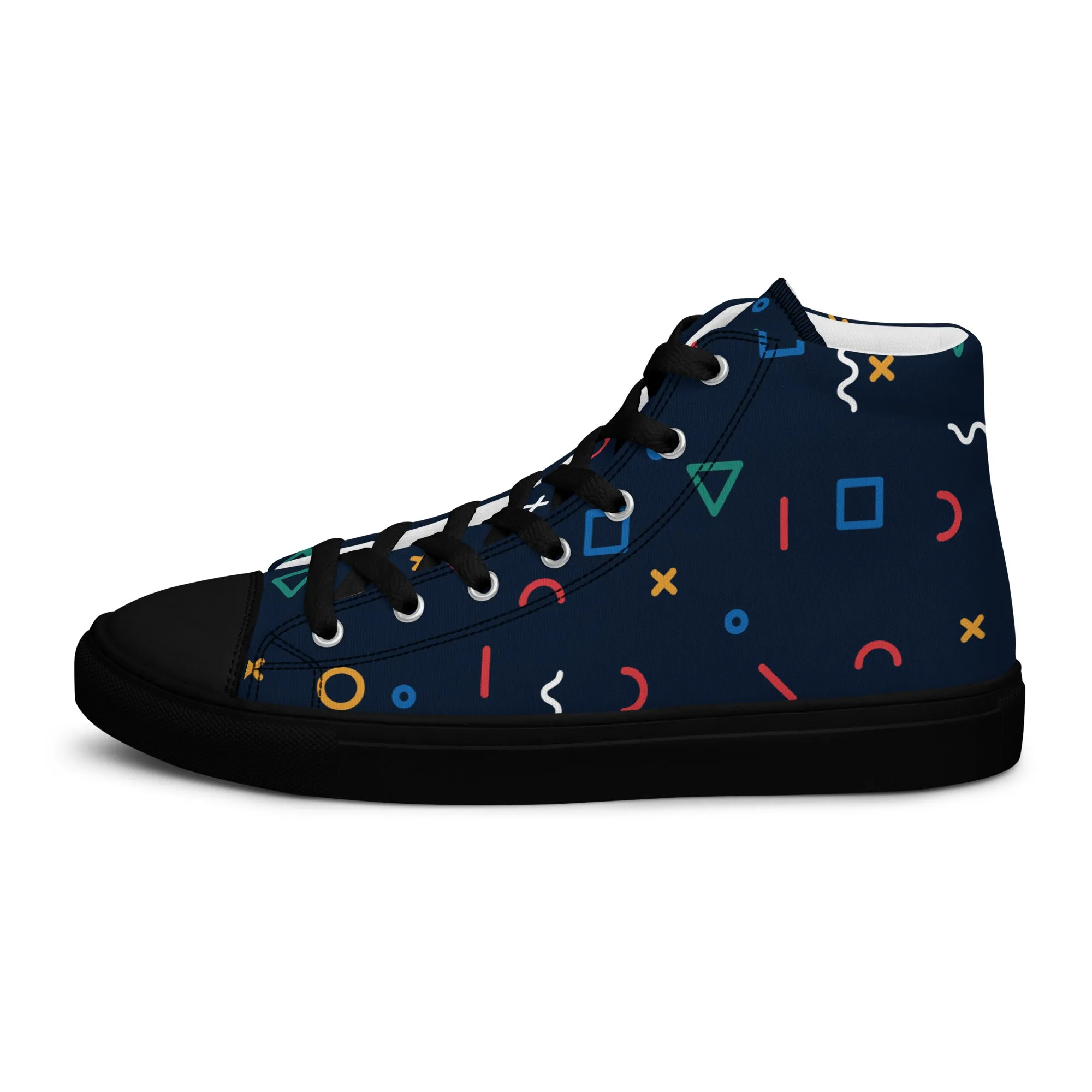 COSMIC Men’s High Top Canvas Shoes