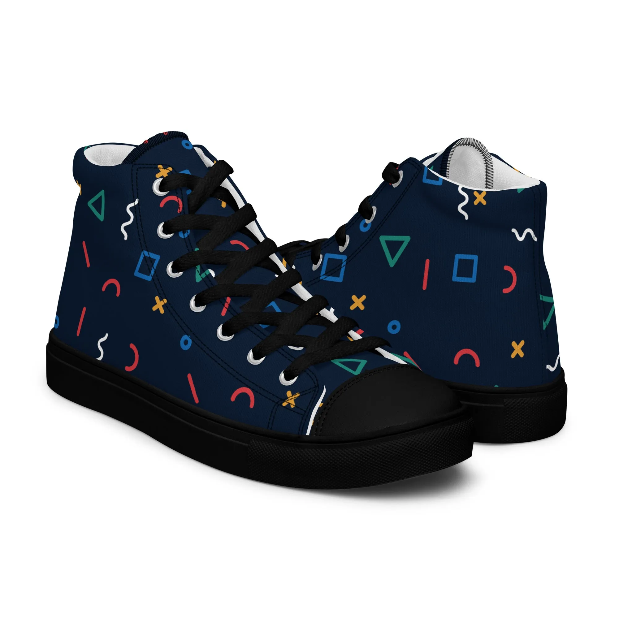 COSMIC Men’s High Top Canvas Shoes