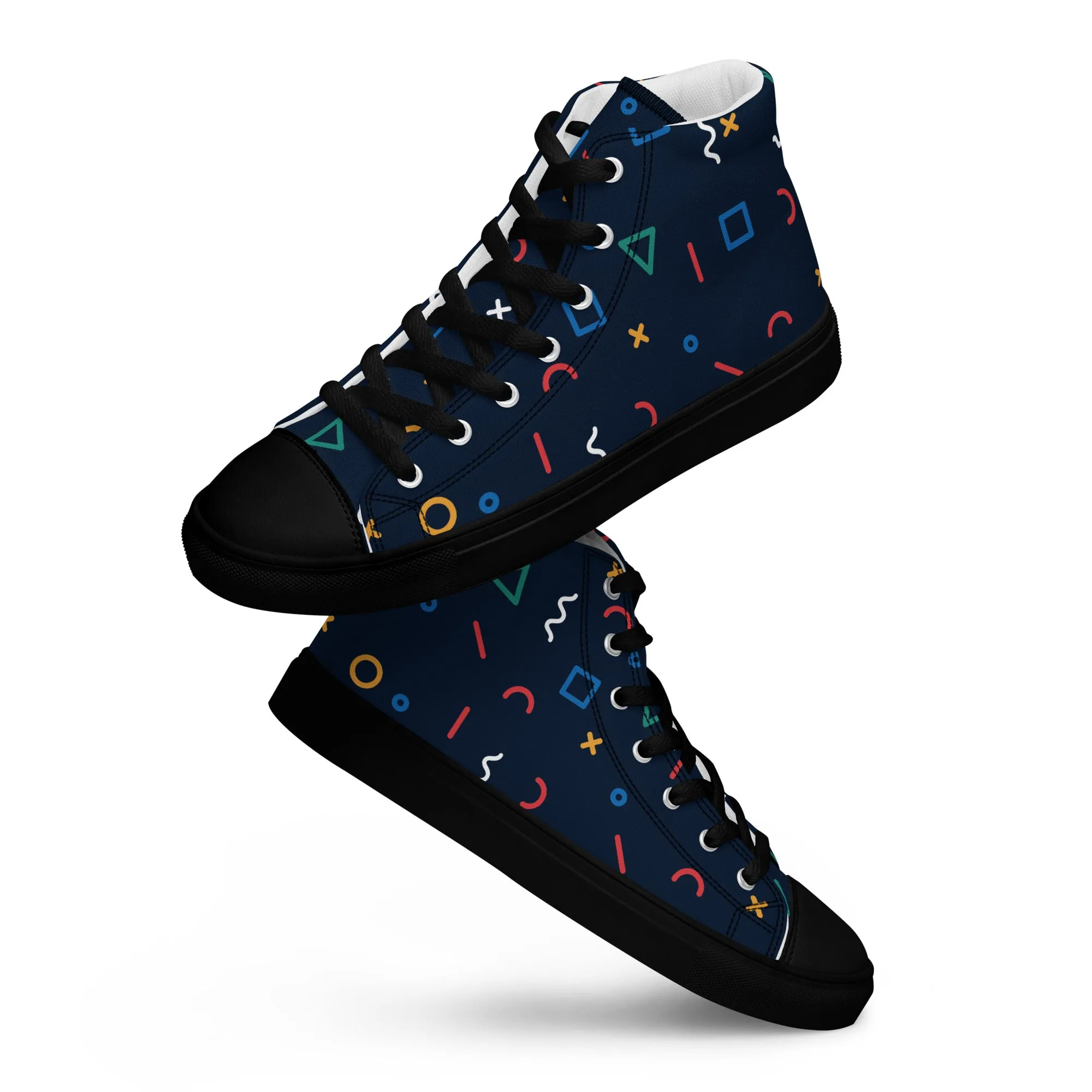 COSMIC Men’s High Top Canvas Shoes