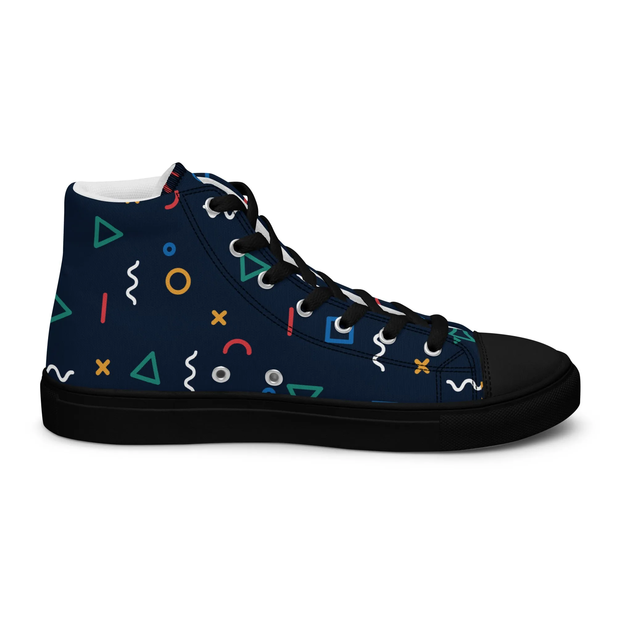 COSMIC Men’s High Top Canvas Shoes