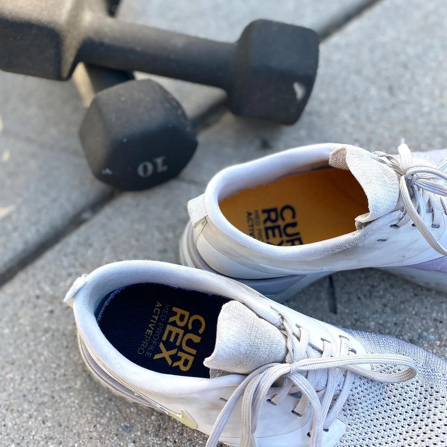 CURREX ActivePro Insoles for Basketball, Volleyball, Dance, Running & Other Sports Shoes – Arch Support Inserts to Help Reduce Fatigue & Ankle & Heel Pain – for Men & Women – Medium Arch, Small